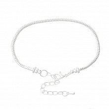 Bracelet Europ&eacute;en Mousqueton 20cm