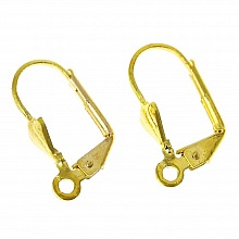 Support Boucle d'oreille Dormeuse N&deg;10 x 25 Paires