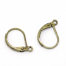 Support Boucle d'oreille Dormeuse N&deg;13 x 25 Paires