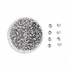 Lot de 200 embouts N&deg;03 (soit 100 paires) poussoir pour boucle d'oreille.
