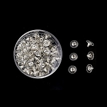 Lot de 100 embouts N&deg;05 (soit 50 paires) poussoir pour boucle d'oreille.