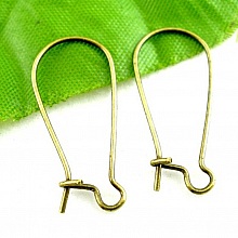 Support Boucle d'oreille Dormeuse 24mm N&deg;05 x 40 Paires