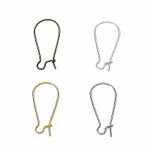 Support Boucle d'oreille Dormeuse 24mm N&deg;06 Mixte 100 Paires