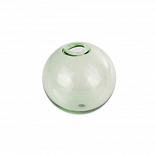 1 Boule en verre ronde de 12mm Vert &agrave; remplir