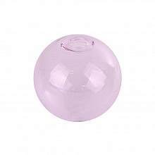 10 Boules en verre ronde de 12mm Rose &agrave; remplir