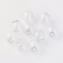 Boules en verre ronde de 08mm 20 pi&egrave;ces &agrave; remplir