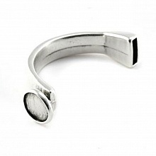 Demi Bracelet en Zamak 12 mm x 03 mm