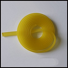 1 m&egrave;tre cordon Pvc Plat 5.8 x 1.9 mm Jaune.