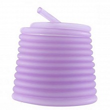 1 m&egrave;tre cordon Pvc Creux 3 mm Lilas