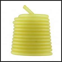 1 m&egrave;tre cordon Pvc Creux 5 mm Jaune