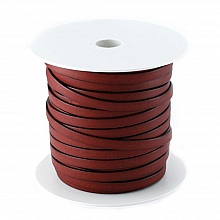 Cuir reconstitu&eacute; Rouge 10 mm par 1 m&egrave;tre