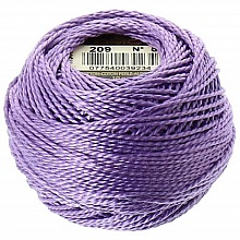 Coton perl&eacute; &agrave; broder, Lilas, en bobine, DMC N&deg; 5 - 10 g