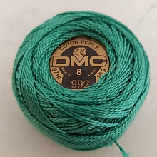 Coton perl&eacute; &agrave; broder, en bobine, DMC N&deg; 8 - 10 g