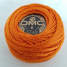 Coton perl&eacute; &agrave; broder, en bobine, DMC N&deg; 8 - 10 g