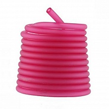 1 m&egrave;tre cordon Pvc Creux 6,5 mm Fushia Moyen