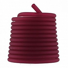 1 m&egrave;tre cordon Pvc Creux 6,5 mm Fushia Fonc&eacute;