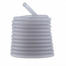 1 m&egrave;tre cordon Pvc Creux 6,5 mm Gris Clair