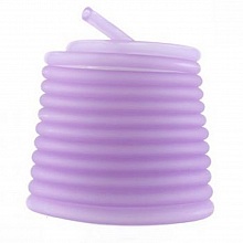 1 m&egrave;tre cordon Pvc Creux 6,5 mm Lilas
