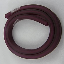 0.50 Cm PVC creux rectangle Fushia Fonc&eacute;