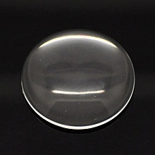 Cabochon Rond 35 mm en verre Loupe transparent N&deg;14