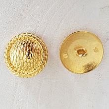 Bouton Dor&eacute; N&deg;04 de 23 mm Rond