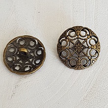 Bouton Dor&eacute; N&deg;16 de 18 mm Rond