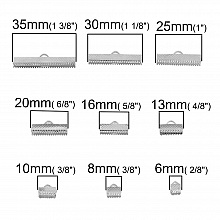 20 Fermoirs griffe 30 x 8 mm Argent