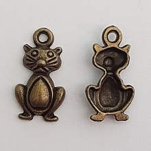 Breloque Chat N&deg;19 X 10 pi&egrave;ces