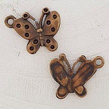 Breloque papillon N&deg;14 Bronze
