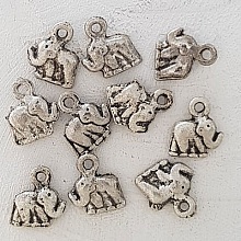 Breloque &Eacute;l&eacute;phant N&deg;02 x 2 pi&egrave;ces
