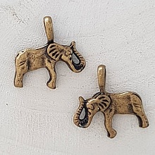 Breloque &Eacute;l&eacute;phant N&deg;05 x 2 pi&egrave;ces