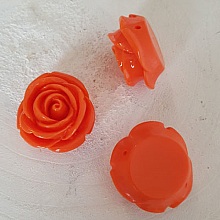 Fleur Synth&eacute;tique N&deg;03-19 orange fonc&eacute;