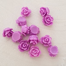 Fleur Synth&eacute;tique 09 mm N&deg;01-18 Violet fonc&eacute;