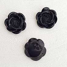 Fleur Synth&eacute;tique 17 mm N&deg;04-10 Noir 01