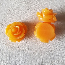 Fleur Synth&eacute;tique 17 mm N&deg;01-13 Orange