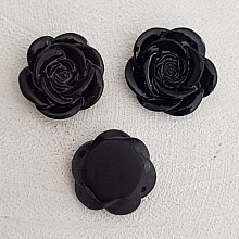 Fleur Synth&eacute;tique 17 mm N&deg;04-10 Noir 02