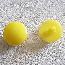 Boutons fantaisie, enfants, b&eacute;b&eacute;s Motif plat &agrave; facette N&deg;05-08 Jaune 02