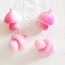 Pendentif Champignon bi-couleur N&deg;01