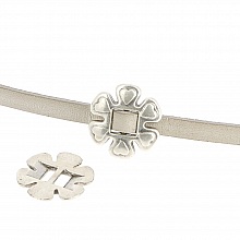 Passant 06 mm en Zamak N&deg;05 Argent