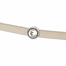 Passant 06 mm en Zamak N&deg;09 Argent