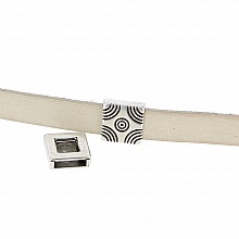 Passant 06 mm en Zamak N&deg;17 Argent