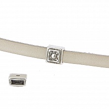 Passant 06 mm en Zamak N&deg;20 Argent