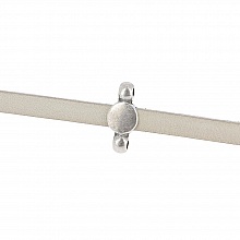 Passant 06 mm en Zamak N&deg;27 Argent