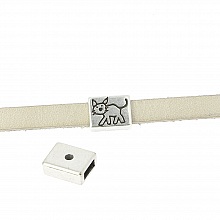 Passant 06 mm en Zamak N&deg;34 Argent