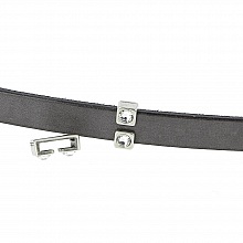 Passant 10 mm en Zamak N&deg;23 Argent