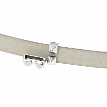 Passant 10 mm en Zamak N&deg;24 Argent