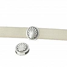 Passant 10 mm en Zamak N&deg;28 Argent