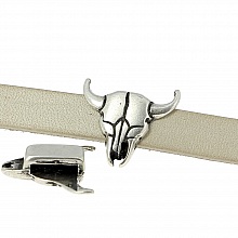 Passant 10 mm en Zamak N&deg;48 Argent