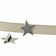 Passant 10 mm en Zamak N&deg;49 Argent