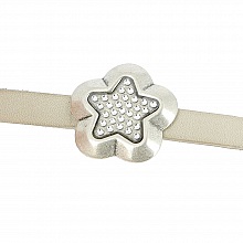 Passant 10 mm en Zamak N&deg;54 Argent